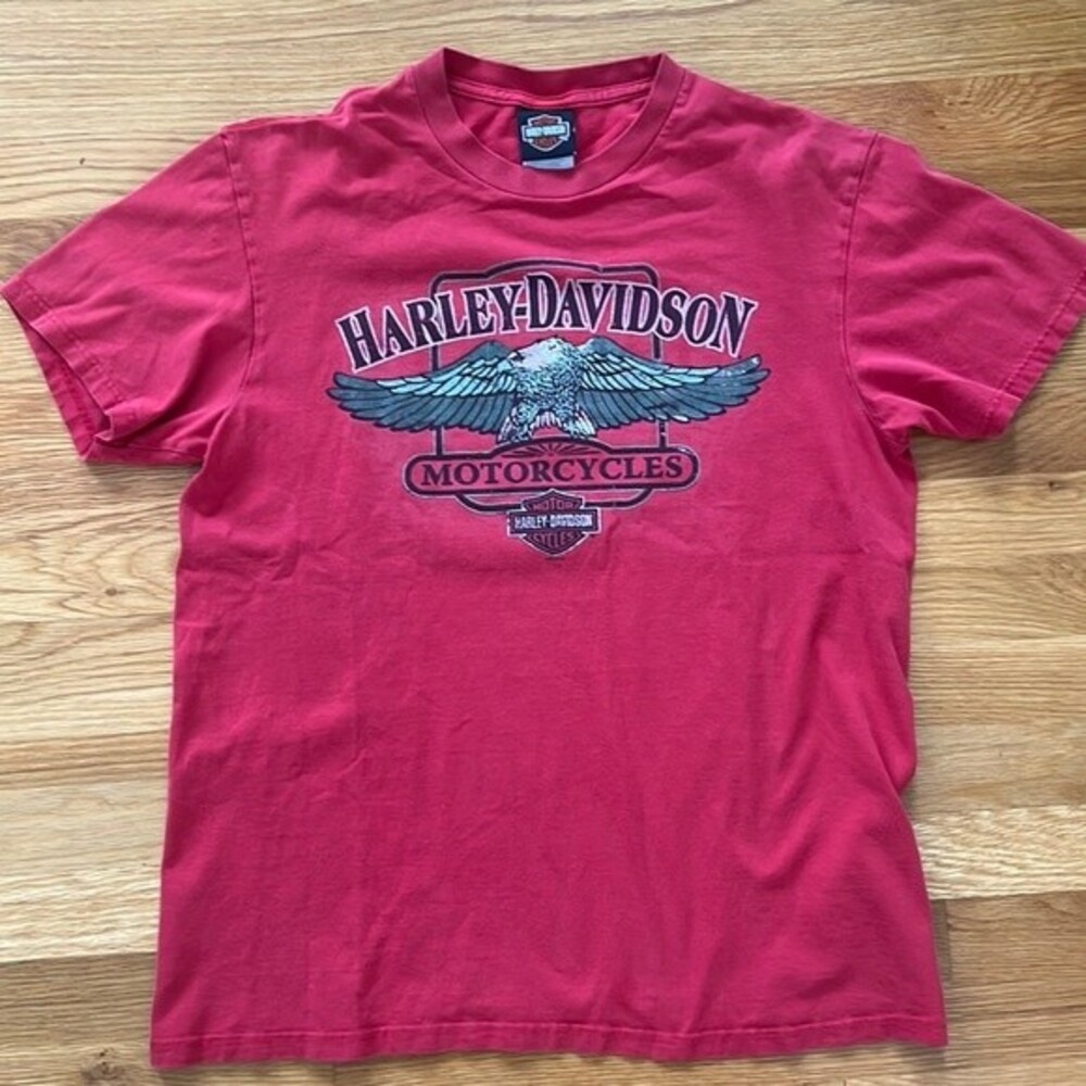 Harley-Davidson T shirt Painted Post NY Men’s size large red